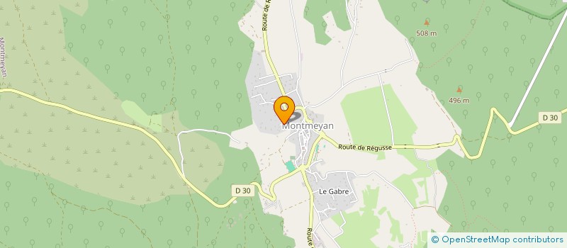 localisation de l'entreprise MONSIEUR SERGE KREITER  MONTMEYAN