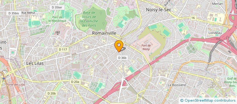 localisation de l'entreprise MONSIEUR SERGE KRIEF à ROMAINVILLE
