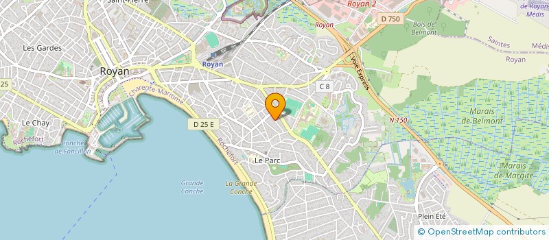 localisation de l'entreprise MONSIEUR SERGE KRYMALOWSKI à ROYAN