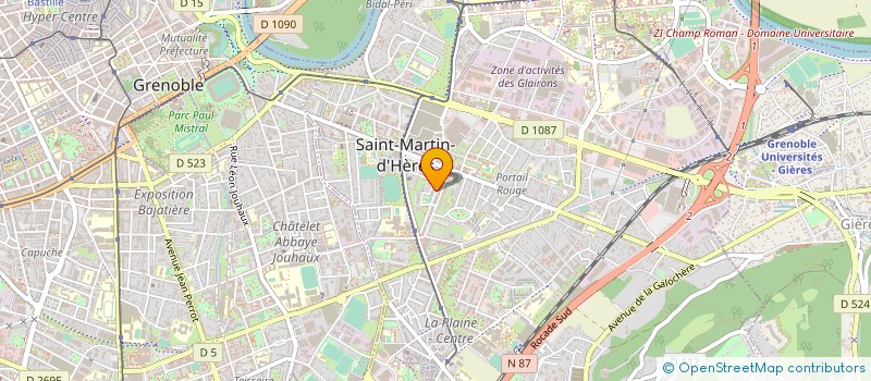 localisation de l'entreprise MONSIEUR SERGE LABARTINO à SAINT-MARTIN-D'HERES