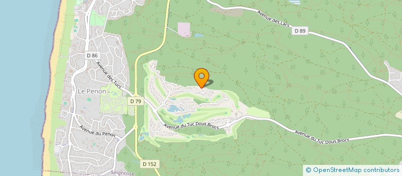 localisation de l'entreprise MONSIEUR SERGE LABASTE  SEIGNOSSE