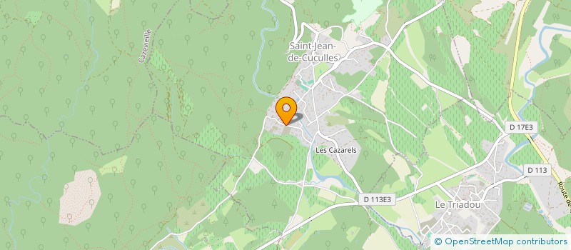 localisation de l'entreprise MONSIEUR SERGE LABEYRIE  SAINT-JEAN-DE-CUCULLES