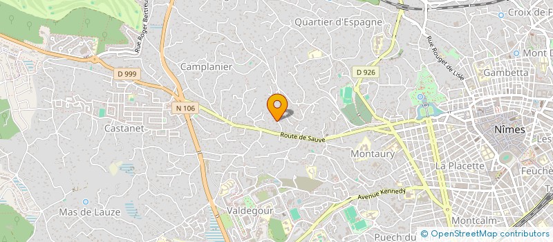 localisation de l'entreprise MONSIEUR SERGE LACAMBRA  NIMES