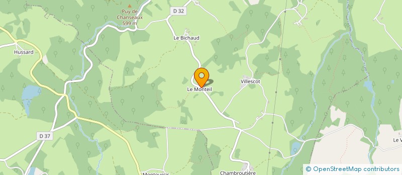 localisation de l'entreprise MONSIEUR SERGE LACOTE  LA CHAUSSADE