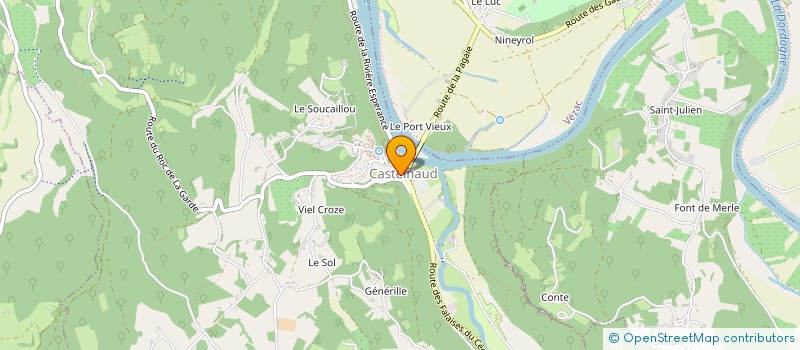 localisation de l'entreprise MONSIEUR SERGE LACROIX à CASTELNAUD LA CHAPELLE