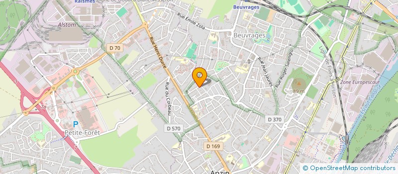 localisation de l'entreprise MONSIEUR SERGE LADRIER  ANZIN