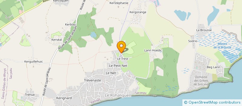 localisation de l'entreprise MONSIEUR SERGE LAFONT  SARZEAU