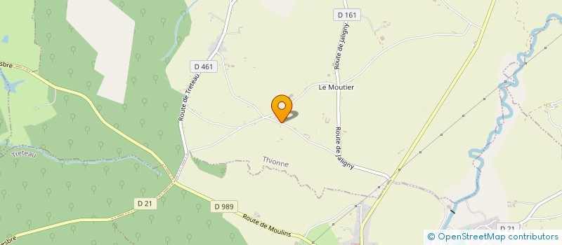 localisation de l'entreprise MONSIEUR SERGE LAFORET  THIONNE