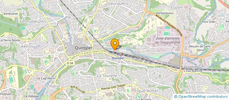 localisation de l'entreprise MONSIEUR SERGE LAFOUASSE à QUIMPER