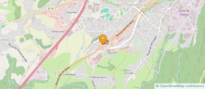 localisation de l'entreprise MONSIEUR SERGE LAFRASSE à ANNECY