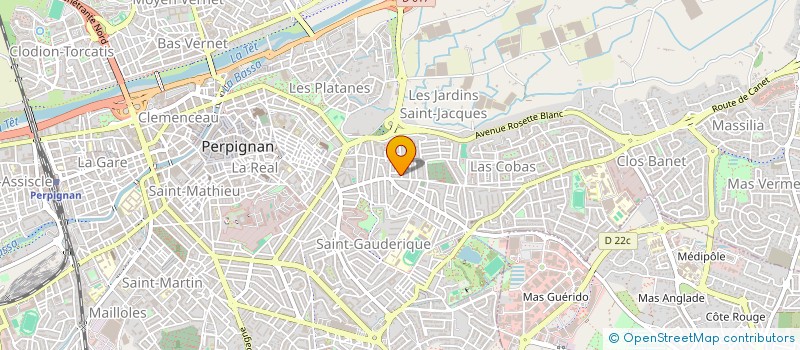 localisation de l'entreprise MONSIEUR SERGE LAGUERRE à PERPIGNAN
