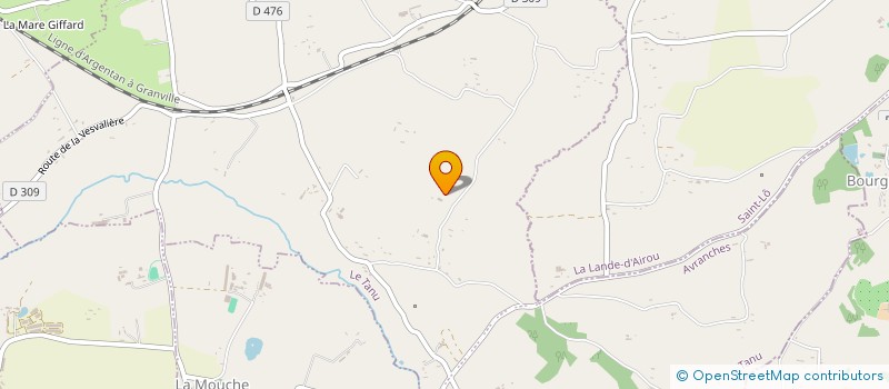 localisation de l'entreprise MONSIEUR SERGE LAHUPPE  LE TANU