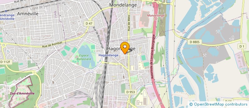 localisation de l'entreprise MONSIEUR SERGE LALOUM à HAGONDANGE