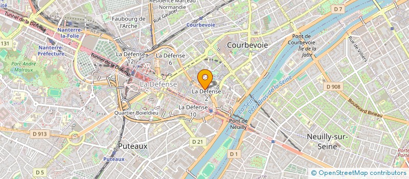 localisation de l'entreprise MONSIEUR SERGE LAMBERT à COURBEVOIE