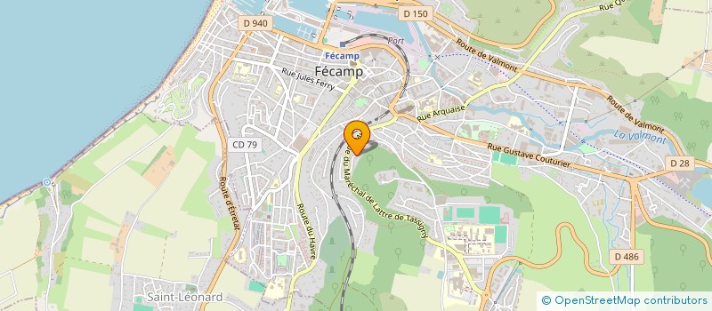 localisation de l'entreprise MONSIEUR SERGE LAMBERT  FECAMP