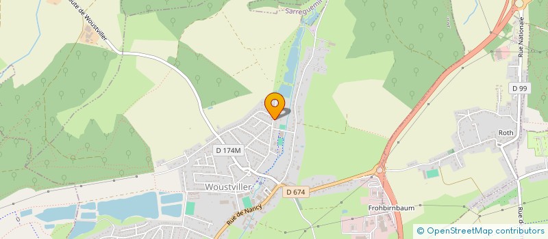 localisation de l'entreprise MONSIEUR SERGE LAME  WOUSTVILLER