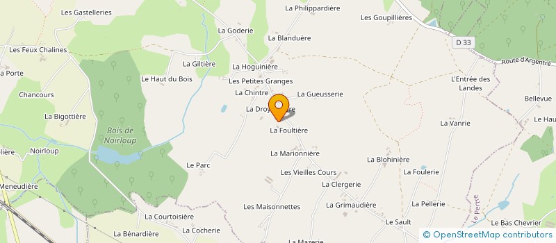 localisation de l'entreprise MONSIEUR SERGE LAMY  ARGENTRE-DU-PLESSIS