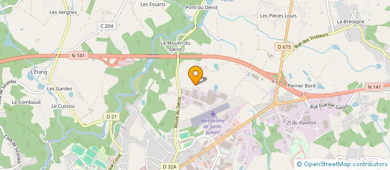 localisation de l'entreprise MONSIEUR SERGE LANDAUX à SAINT-JUNIEN