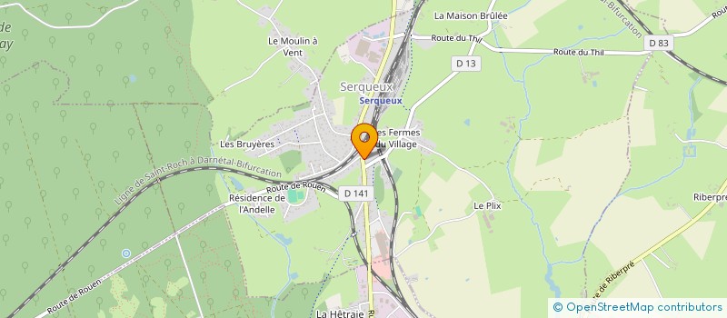 localisation de l'entreprise MONSIEUR SERGE LANDESSEUR à FORGES-LES-EAUX