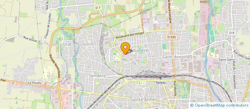 localisation de l'entreprise MONSIEUR SERGE LAPEYRONNIE  TARBES