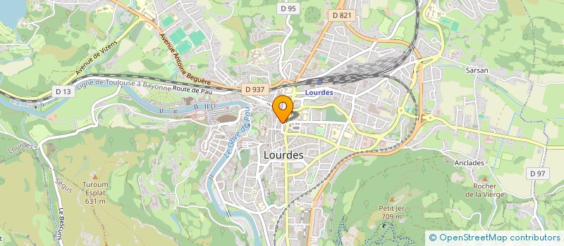 localisation de l'entreprise MONSIEUR SERGE LAPIERRE à LOURDES