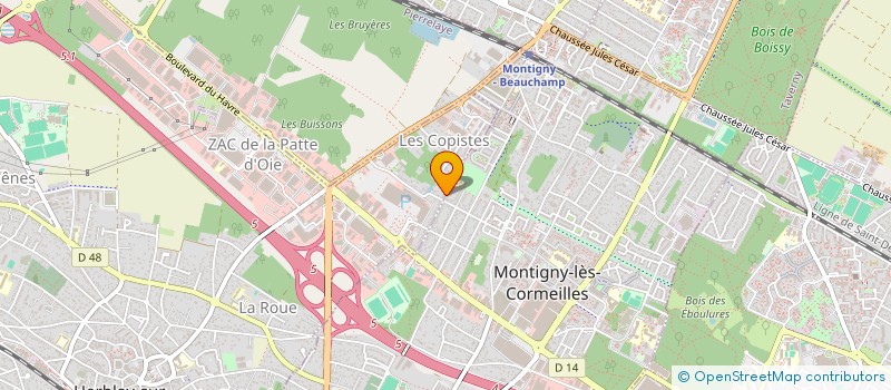 localisation de l'entreprise MONSIEUR SERGE LARGEAU  HERBLAY-SUR-SEINE