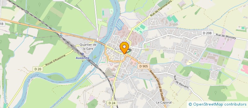 localisation de l'entreprise MONSIEUR SERGE LAROCHE à AUXONNE