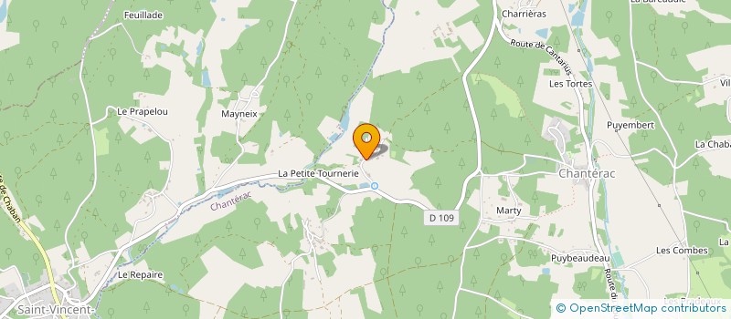 localisation de l'entreprise MONSIEUR SERGE LARUE DE CHARLUS à CHANTERAC
