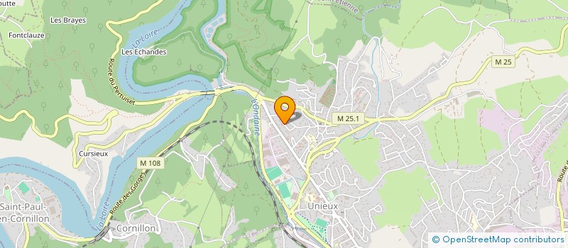 localisation de l'entreprise MONSIEUR SERGE LASHEN  UNIEUX