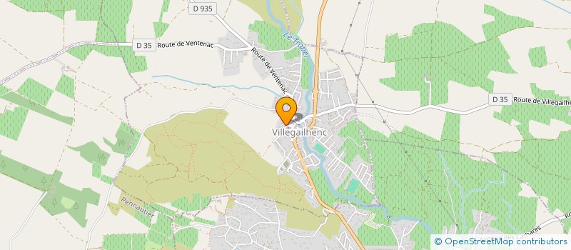 localisation de l'entreprise MONSIEUR SERGE LAURE à VILLEGAILHENC