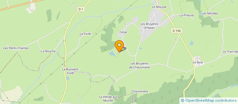 localisation de l'entreprise MONSIEUR SERGE LAURENS  BOURBON L'ARCHAMBAULT