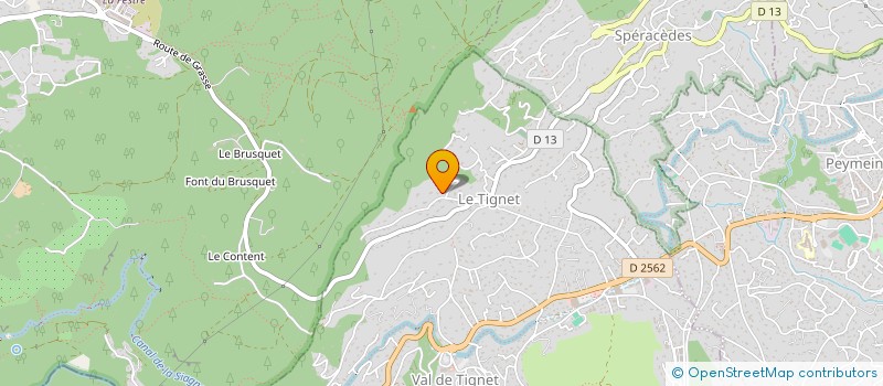 localisation de l'entreprise MONSIEUR SERGE LAURENT à LE TIGNET