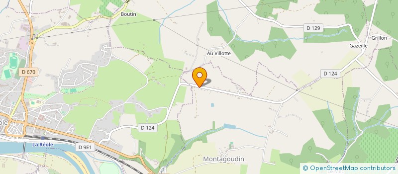 localisation de l'entreprise MONSIEUR SERGE LAURET  MONTAGOUDIN