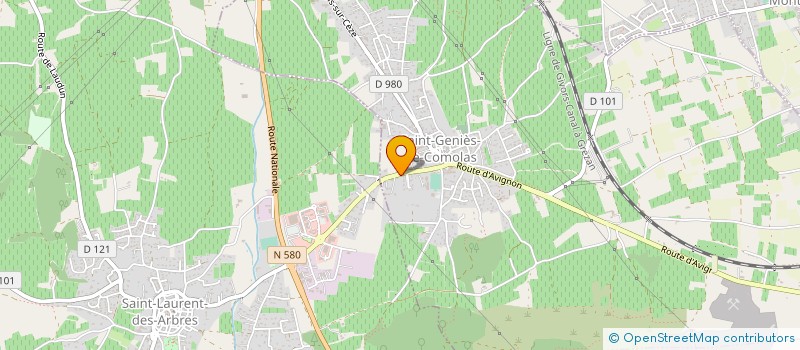 localisation de l'entreprise MONSIEUR SERGE LAURIOL à SAINT-GENIES-DE-COMOLAS