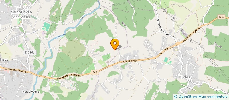 localisation de l'entreprise MONSIEUR SERGE LAUZE  SAINT-PRIVAT-DES-VIEUX