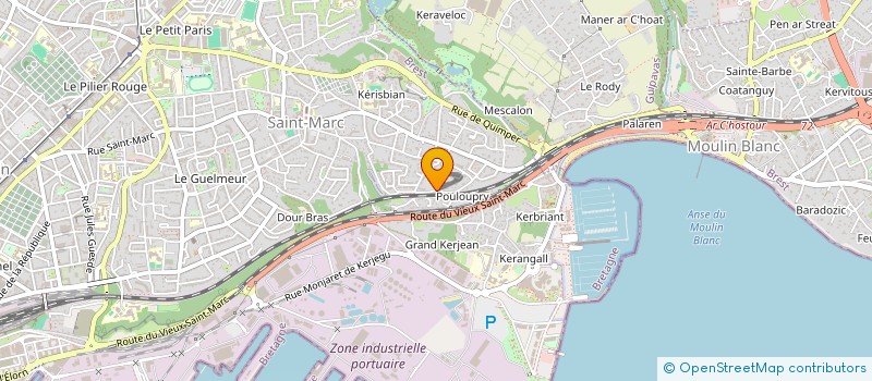 localisation de l'entreprise MONSIEUR SERGE LE BORGNE à BREST