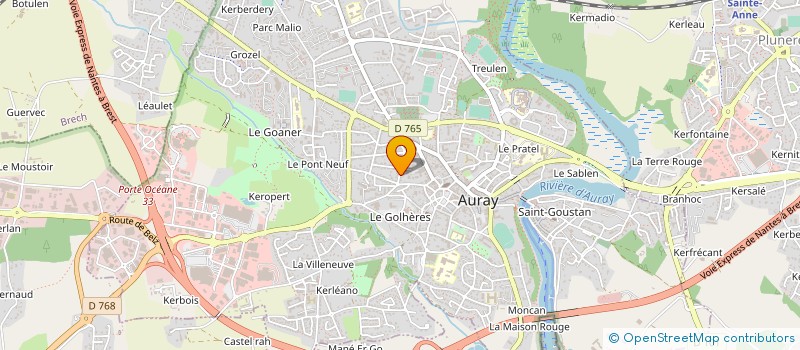 localisation de l'entreprise MONSIEUR SERGE LE CAM à PLOUGOUMELEN
