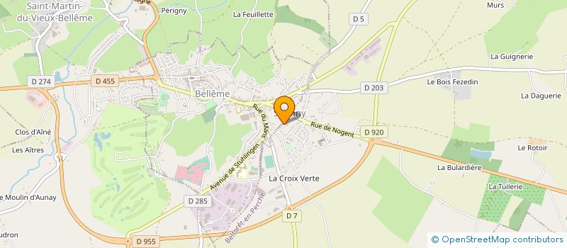 localisation de l'entreprise MONSIEUR SERGE LE COMTE à BELFORET-EN-PERCHE