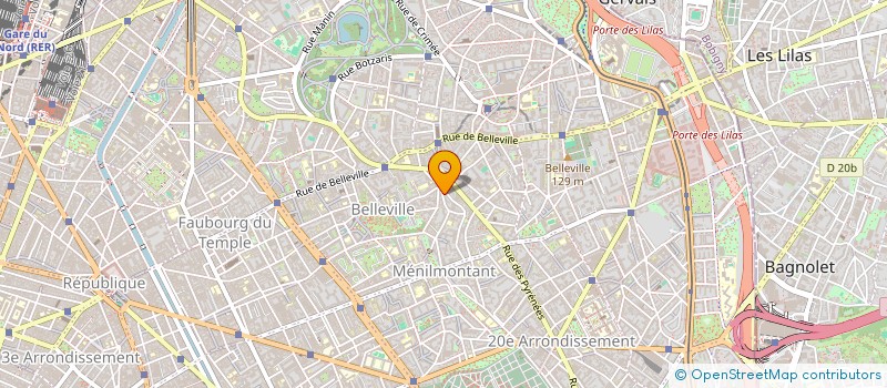 localisation de l'entreprise MONSIEUR SERGE LE DUC  PARIS