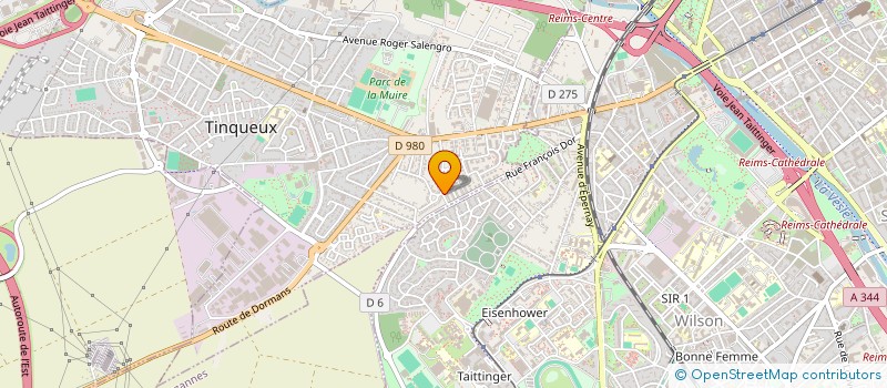 localisation de l'entreprise MONSIEUR SERGE LE HUU PHUONG  TINQUEUX