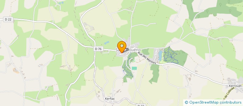 localisation de l'entreprise MONSIEUR SERGE LE QUELLEC à LE MENE