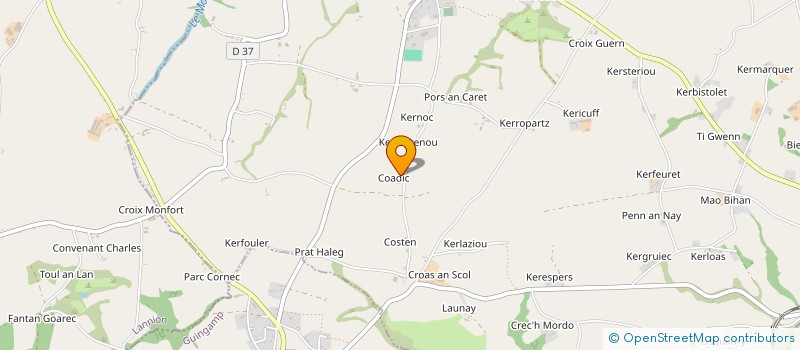 localisation de l'entreprise MONSIEUR SERGE LE QUEMENT  PLOEZAL