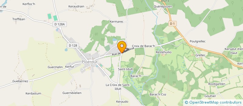 localisation de l'entreprise MONSIEUR SERGE LE ROUX  PLOERDUT