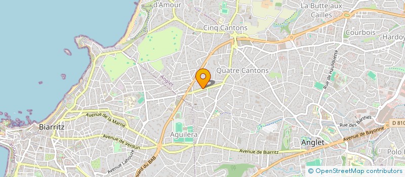 localisation de l'entreprise MONSIEUR SERGE LE ROY  ANGLET