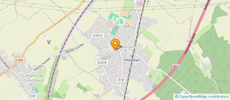 localisation de l'entreprise MONSIEUR SERGE LEBAS  PHALEMPIN