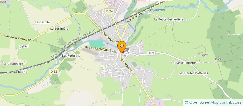 localisation de l'entreprise MONSIEUR SERGE LEBLANC à MONTSURS