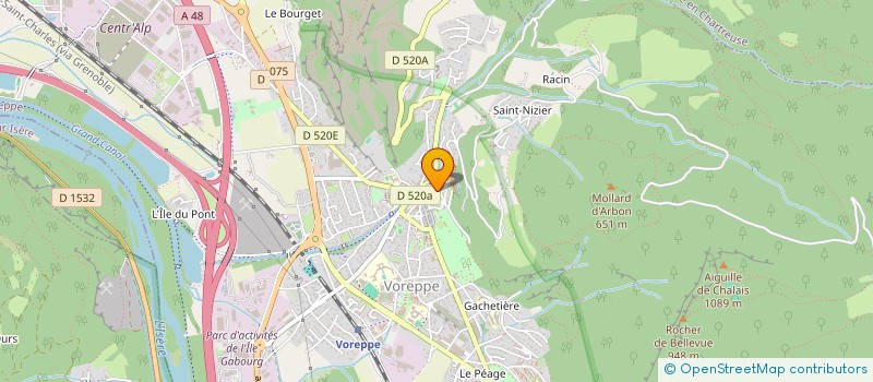 localisation de l'entreprise MONSIEUR SERGE LEBLANC  VOREPPE