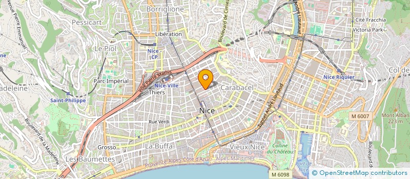 localisation de l'entreprise MONSIEUR SERGE LECA à NICE