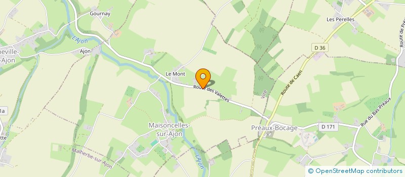 localisation de l'entreprise MONSIEUR SERGE LECOQ  MAISONCELLES-SUR-AJON