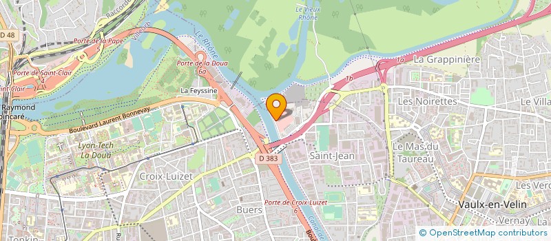 localisation de l'entreprise MONSIEUR SERGE LECULIER  VILLEURBANNE